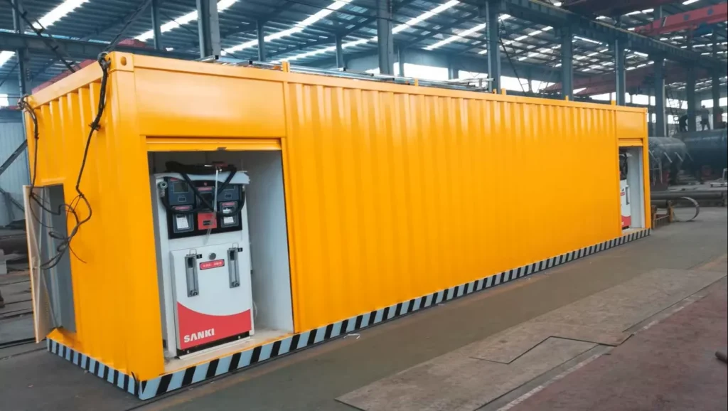 طرح توجیهی پمپ بنزین سیار کانتینری