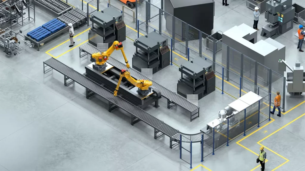 چیدمان ماشین آلات و تجهیزات کارخانه (۱)